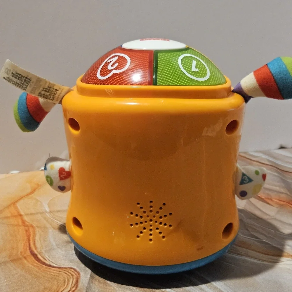 Fisher Price Franky Beats Bat & Boogie Numbers Shapes Lights Tested Working